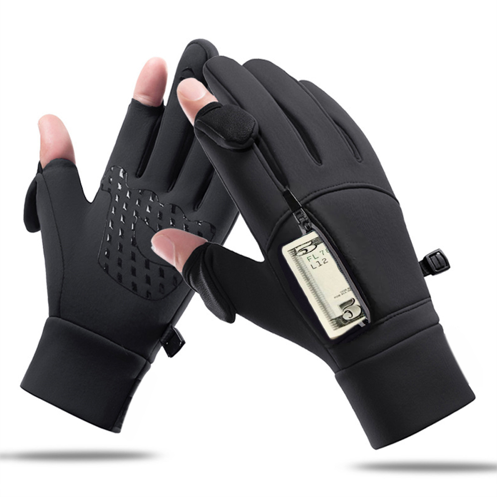 Ski Glove Waterproof - Luvas de Inverno Quentes com Dedos