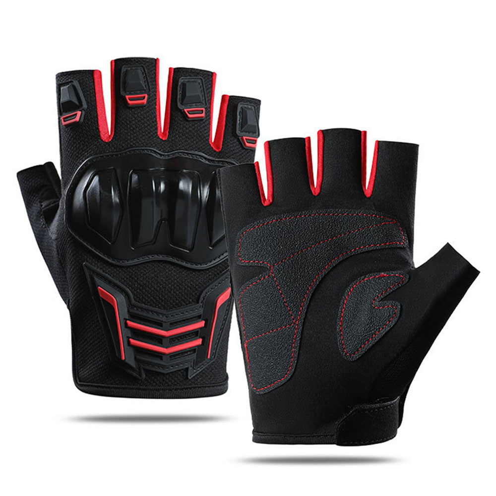Cycling Glove Padded - Respirável luvas da motocicleta verão meio