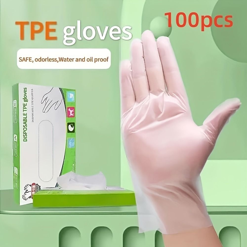 Latex Disposable Glove - Luvas descartáveis do antiderrapante do tpe,