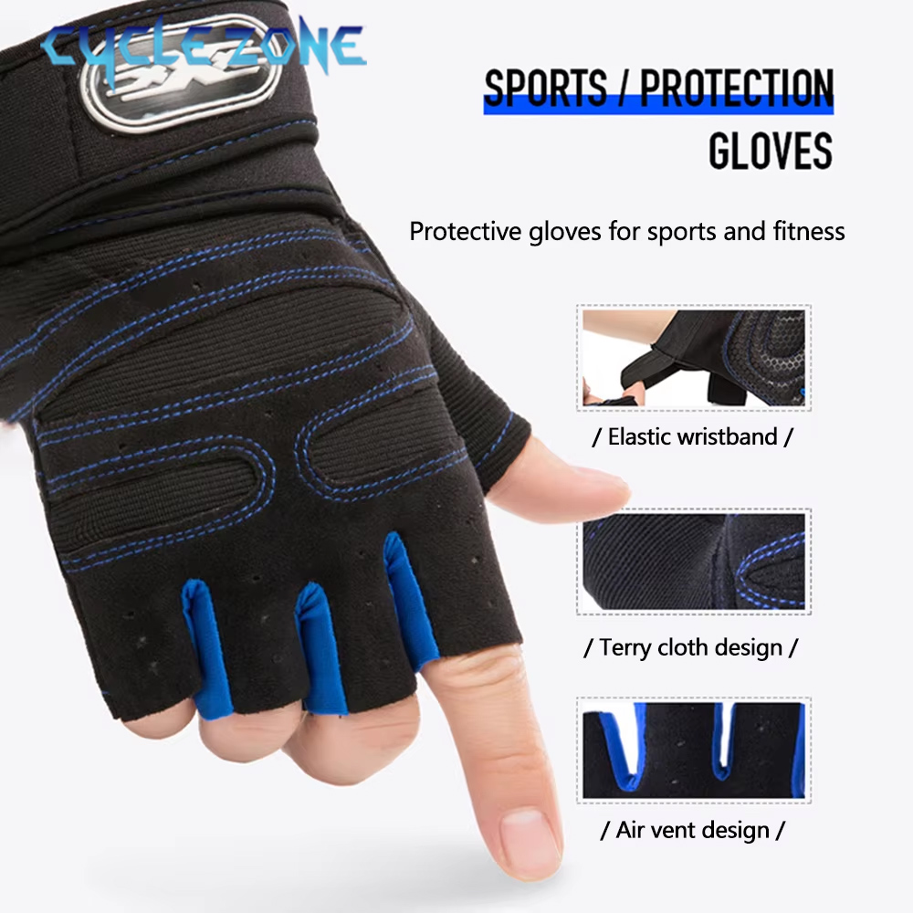 Workout Glove Gym - 3 Pares de Luvas de Ciclismo