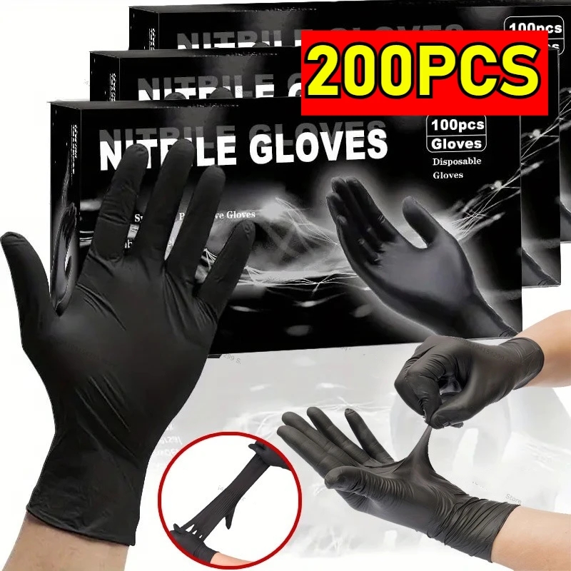 Nitrile Mechanic Glove - Luvas Descartáveis de Nitrilo Impermeáveis para