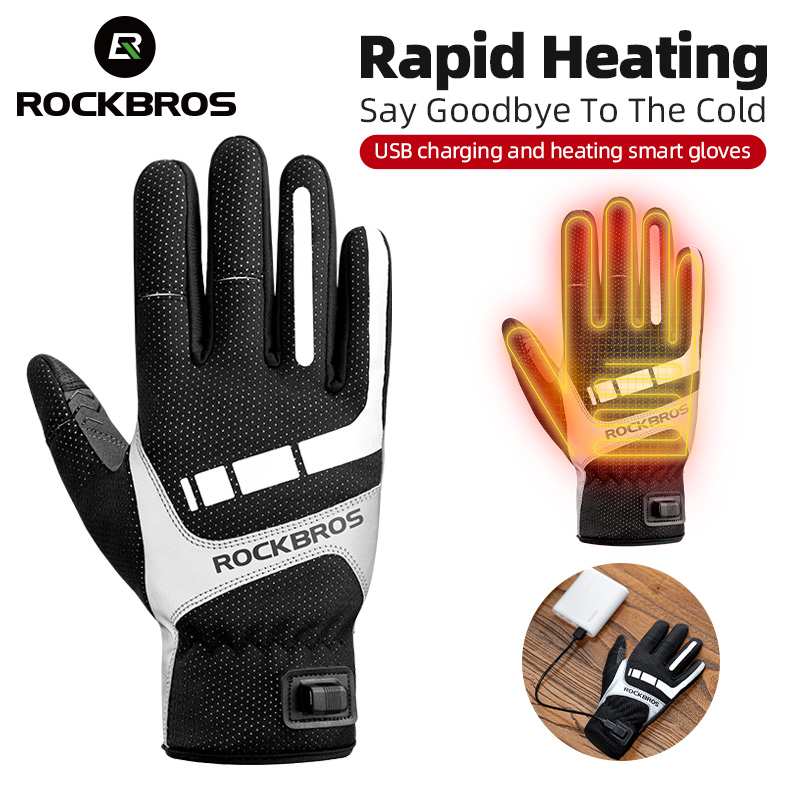 Heat Resistant Glove - Rockbros aquecido luva de inverno luvas