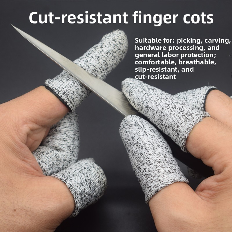 Cut Resistant Glove - Capa protetora anti-corte para os dedos,