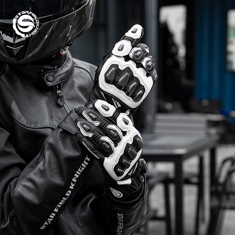 Motorcycle Glove Knuckle - Luvas de Motocicleta STAR FIELD KNIGHT