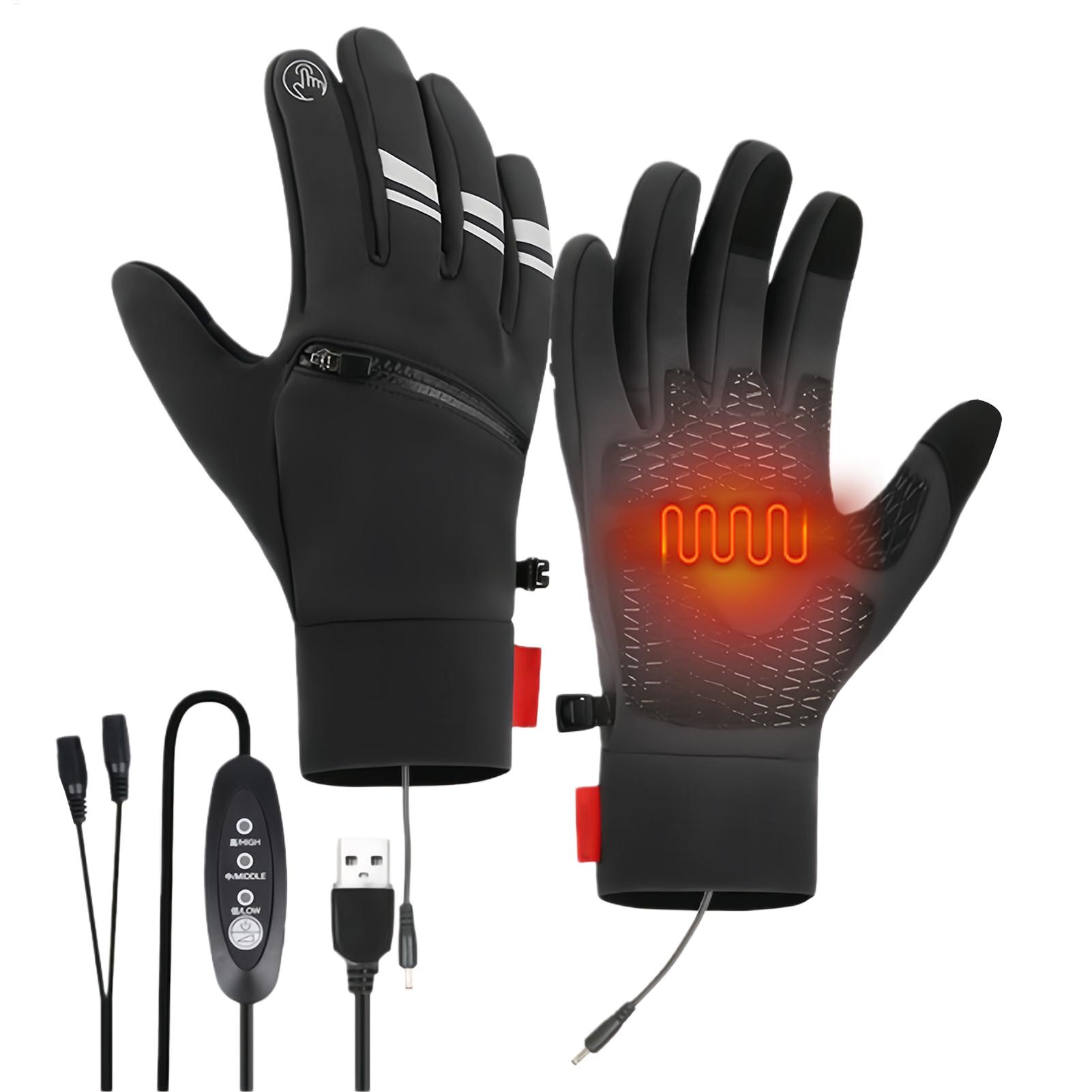 Gardening Glove Waterproof - Luvas aquecidas por USB com 3