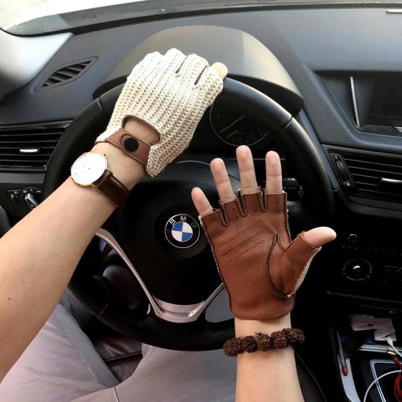 2025 novos homens luvas de cou - Leather Driving Glove avaliação e preço