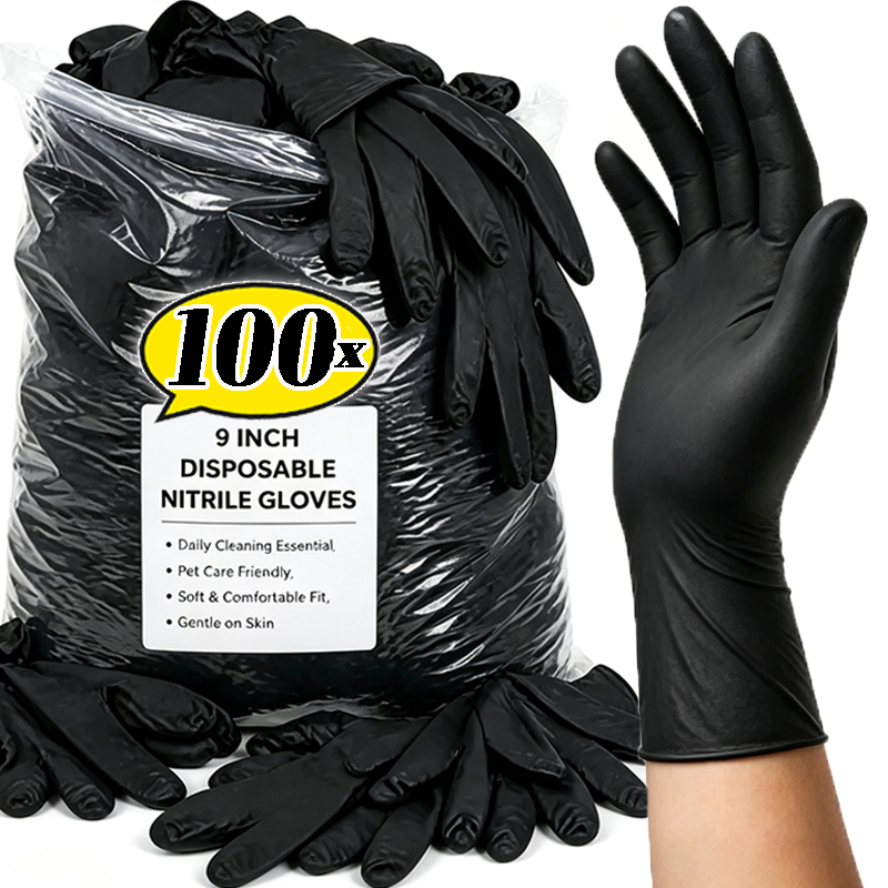 Luvas pretas descartáveis ​​de - Gardening Glove Waterproof avaliação e preço