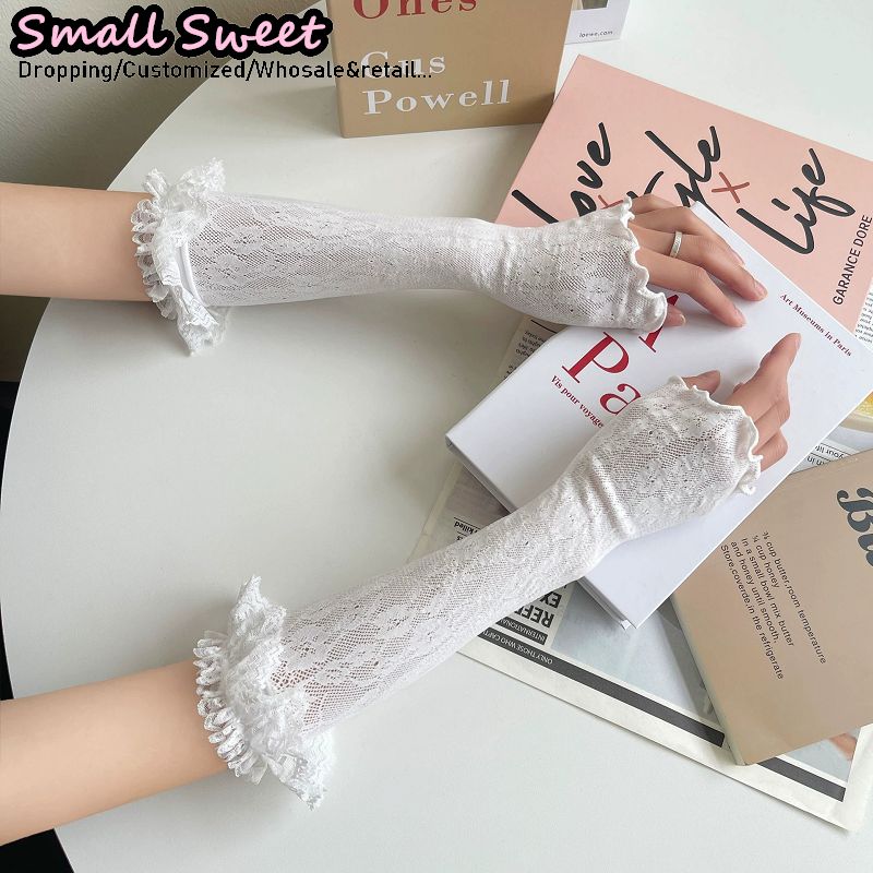 Luvas Femininas Brancas Estilo - Fingerless Glove Knit avaliação e preço