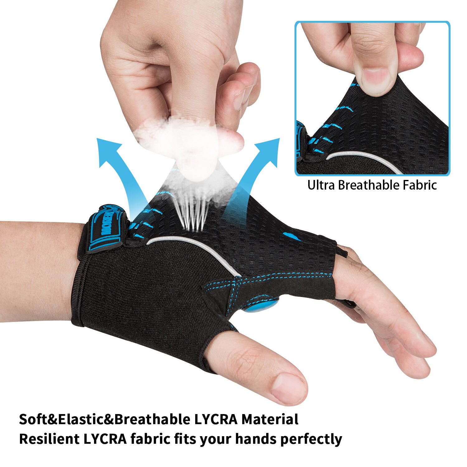 Moreok luvas de ciclismo, luva - Cycling Glove Padded avaliação e preço