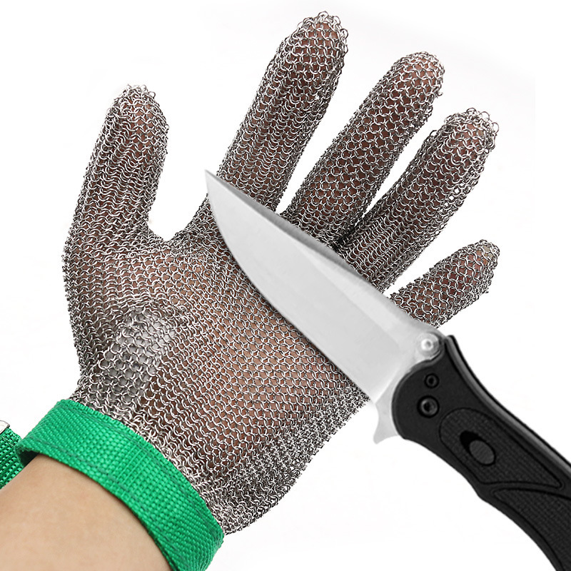 1 pçs luva de aço inoxidável r - Cut Resistant Glove avaliação e preço