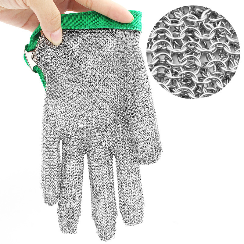 1 pçs luva de aço inoxidável r - Cut Resistant Glove avaliação e preço