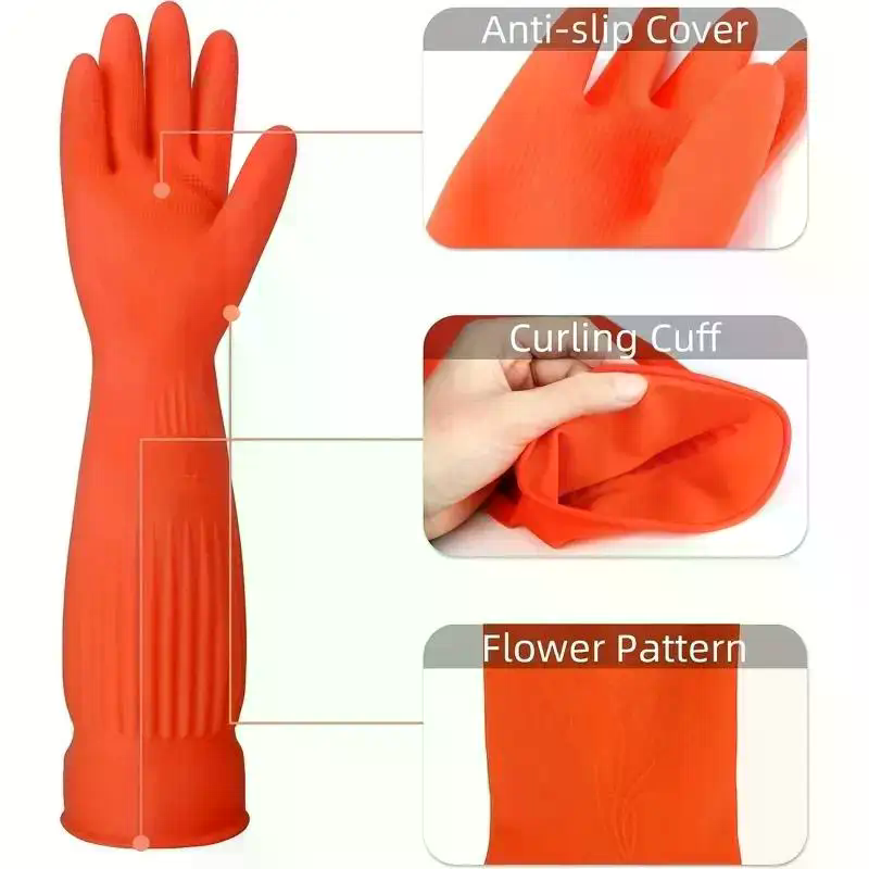 Luvas longas de borracha reuti - Rubber Glove Cleaning avaliação e preço