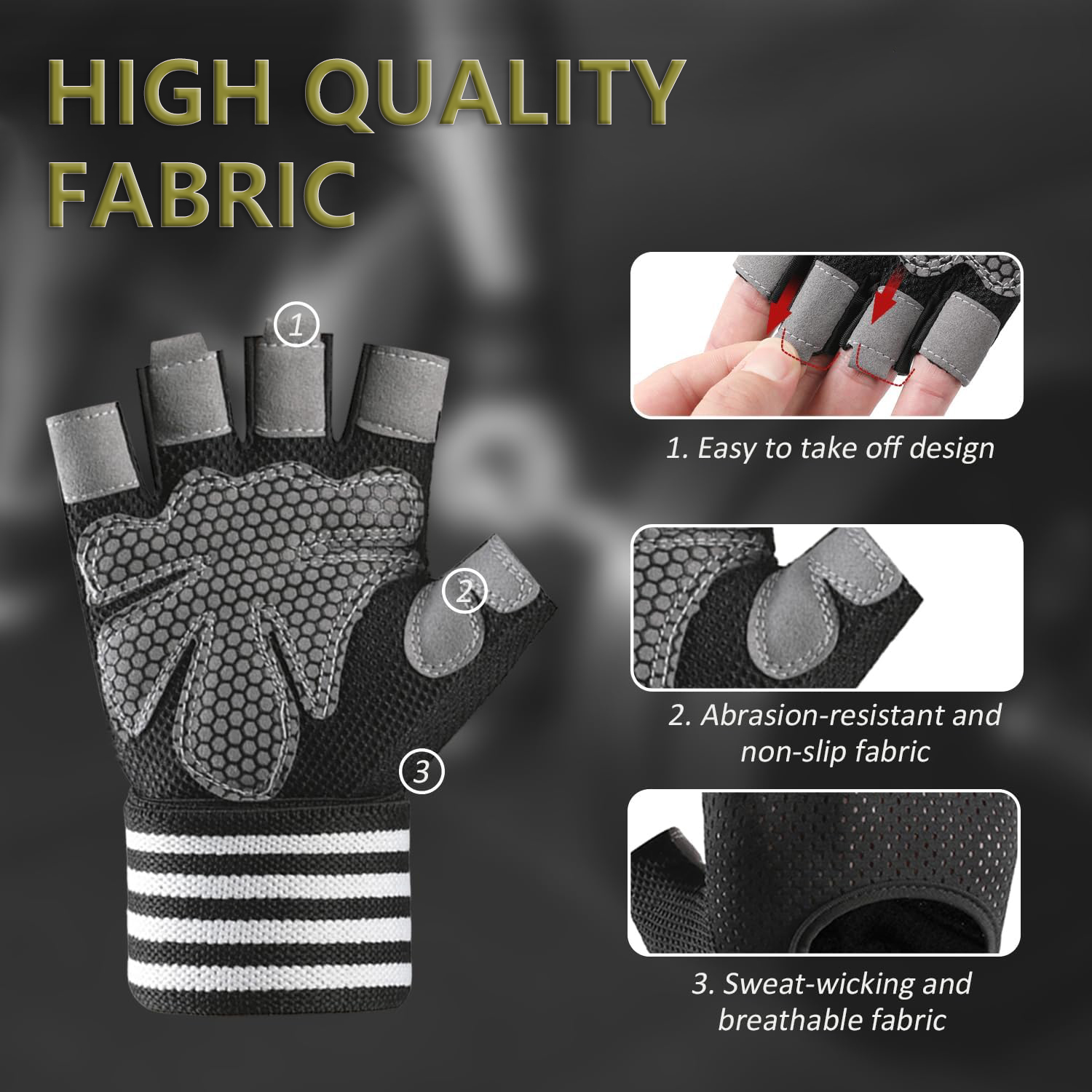 Luvas de Levantamento de Peso  - Workout Glove Gym avaliação e preço
