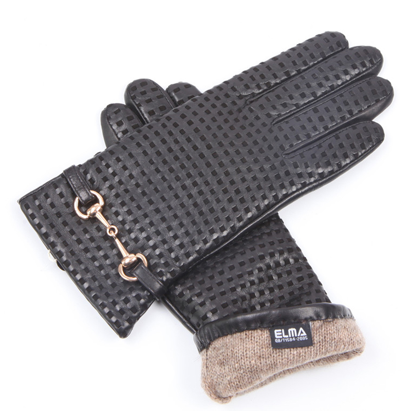 Luvas de couro real femininas  - Wool Glove Lined avaliação e preço