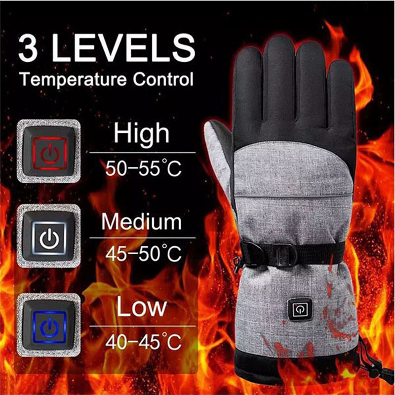 Algodão aquecimento luvas de i - Ski Glove Waterproof avaliação e preço