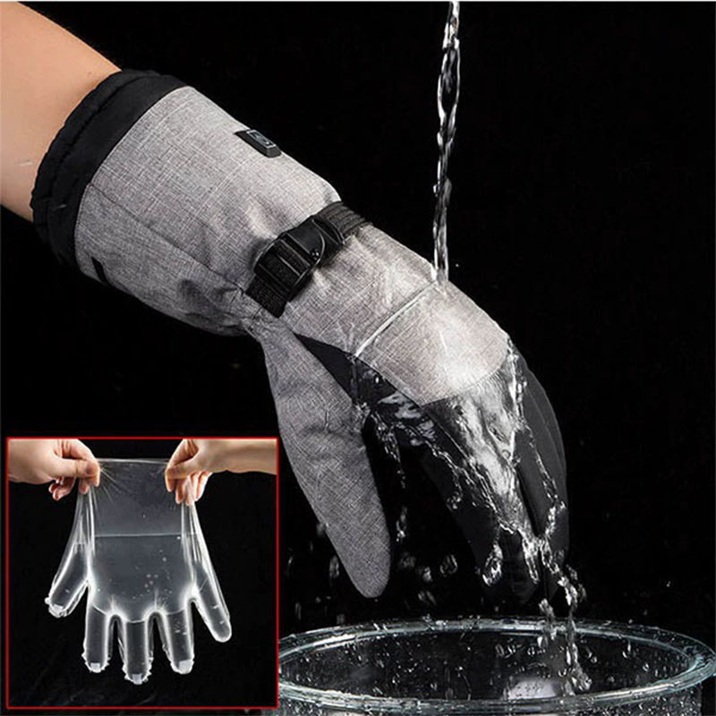 Algodão aquecimento luvas de i - Ski Glove Waterproof avaliação e preço