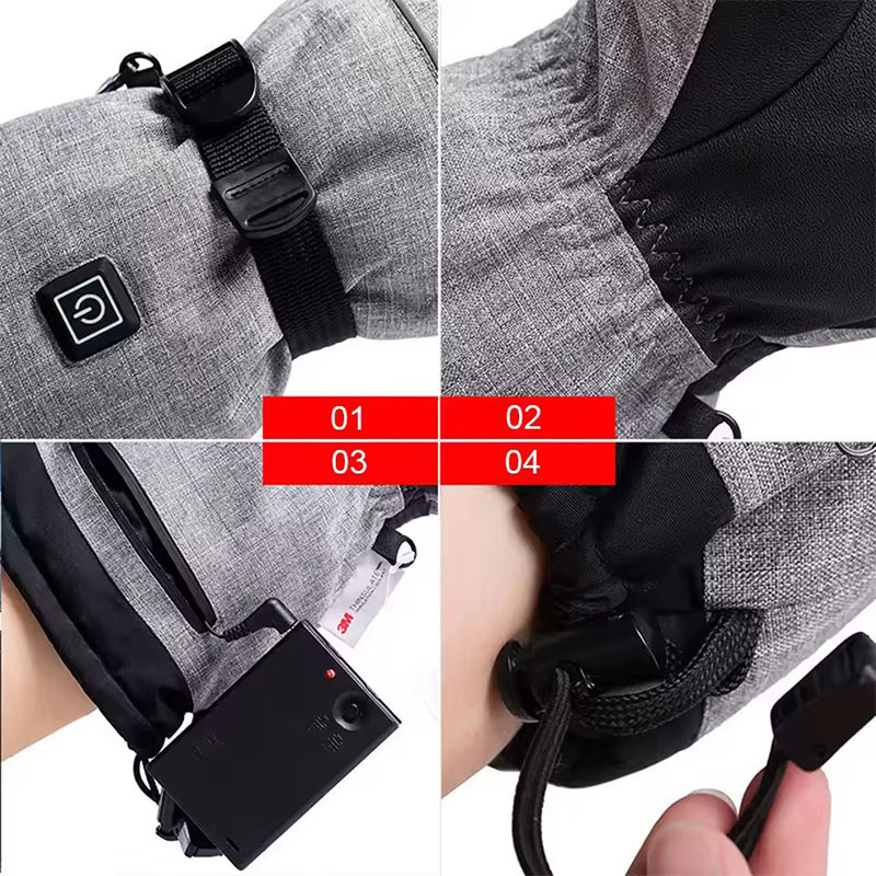 Algodão aquecimento luvas de i - Ski Glove Waterproof avaliação e preço