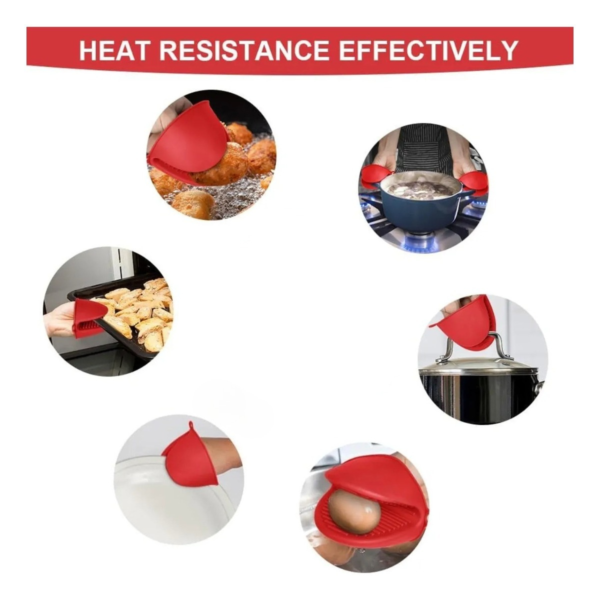 2 Pares de Luvas de Silicone M - Oven Mitt Silicone avaliação e preço