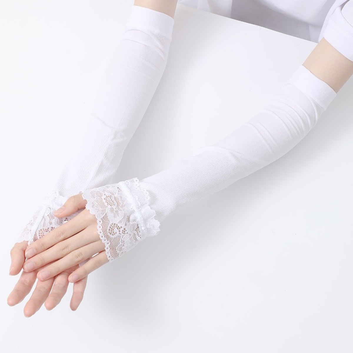 Luvas Femininas Longas Elástic - Fingerless Glove Knit avaliação e preço