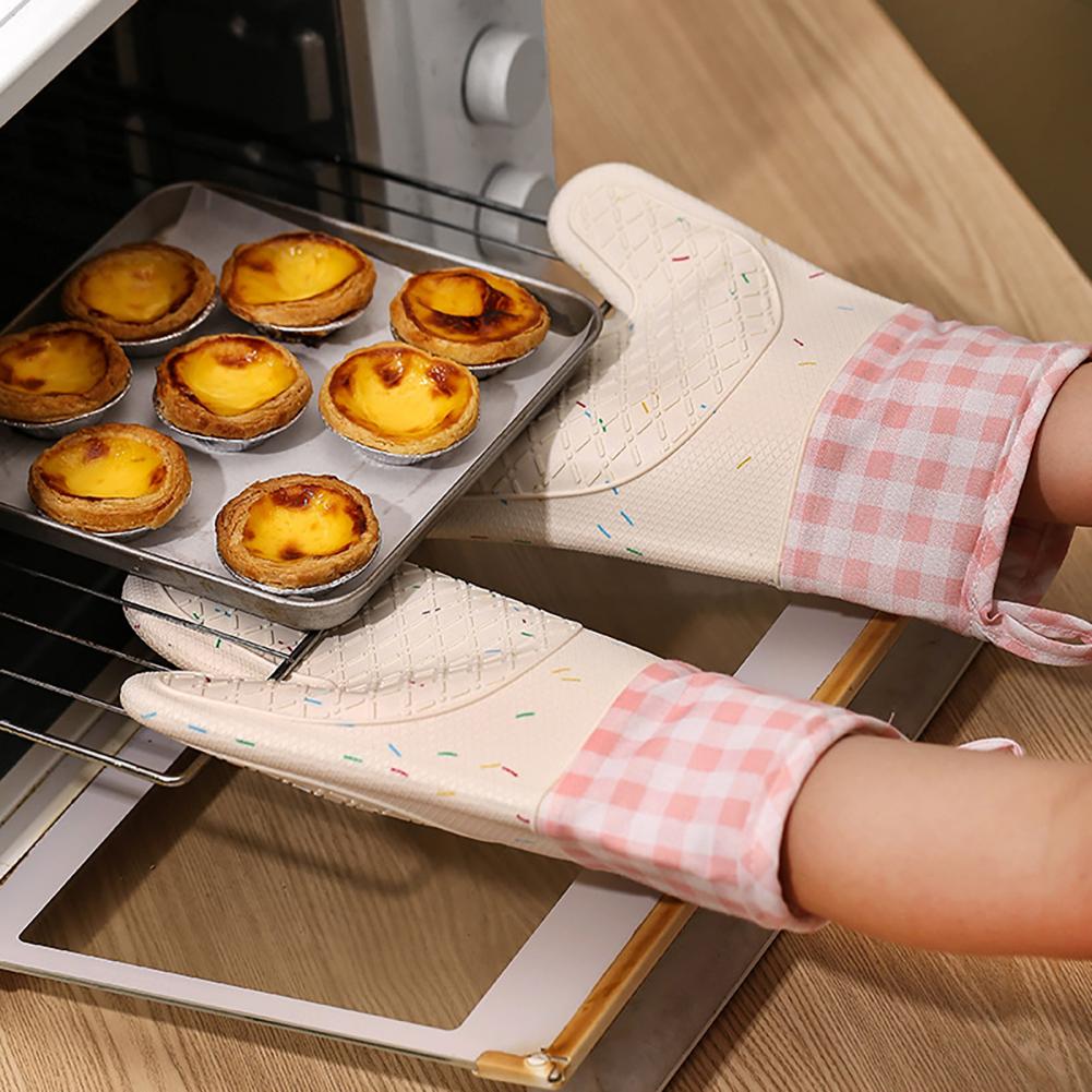 Luvas de Cozinha Flexíveis, Lu - Oven Mitt Silicone avaliação e preço