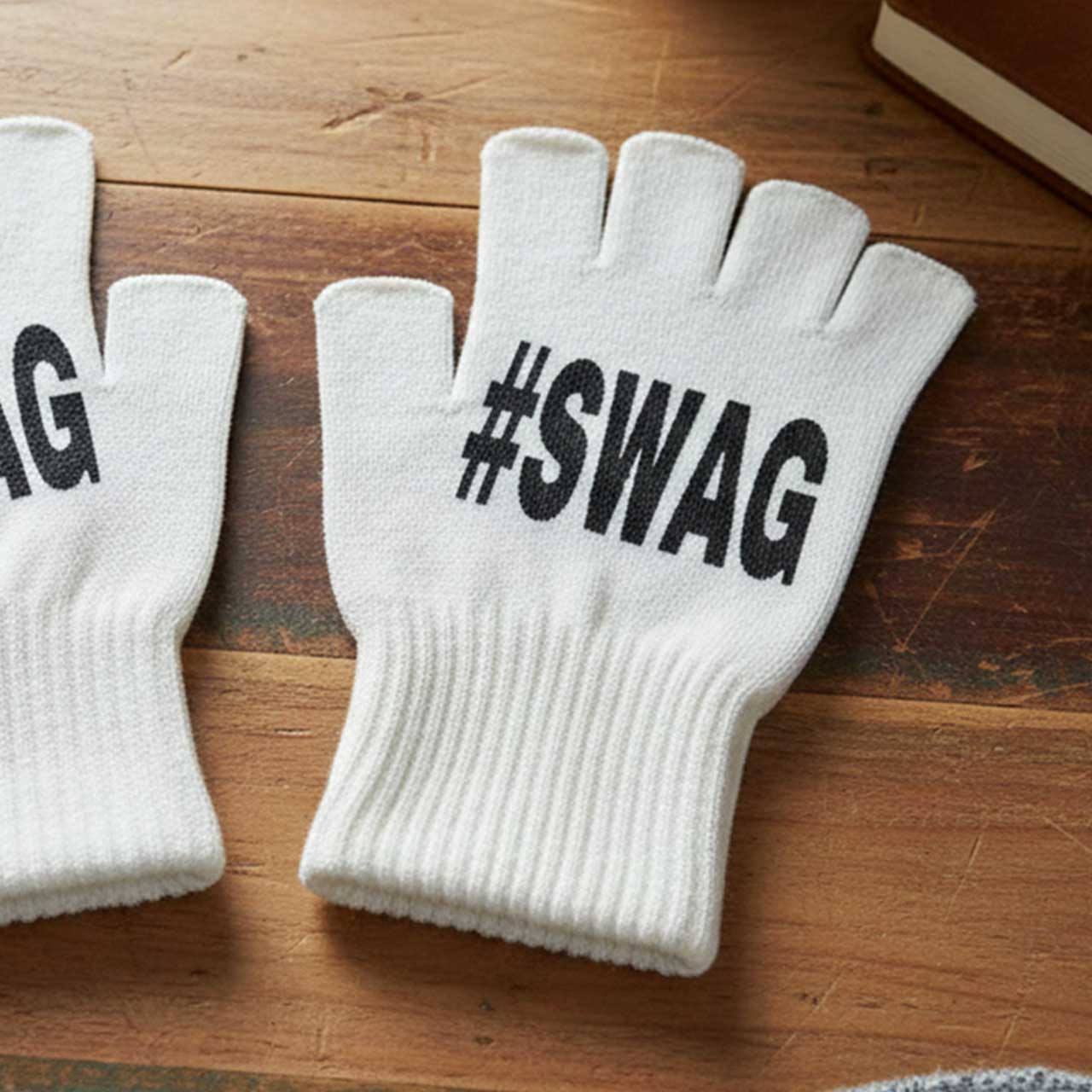 Luvas sem dedos unissex, luvas - Fingerless Glove Knit avaliação e preço