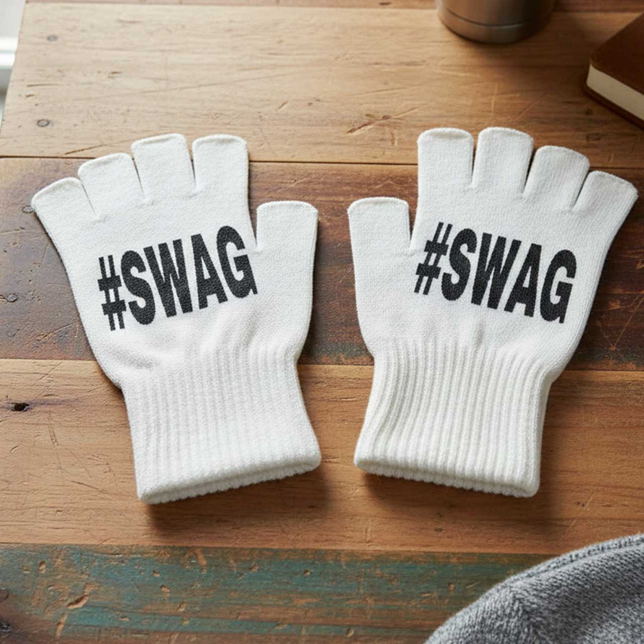 Luvas sem dedos unissex, luvas - Fingerless Glove Knit avaliação e preço