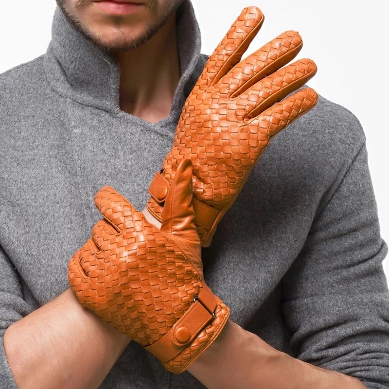 2022 novos homens luvas de alt - Leather Driving Glove avaliação e preço