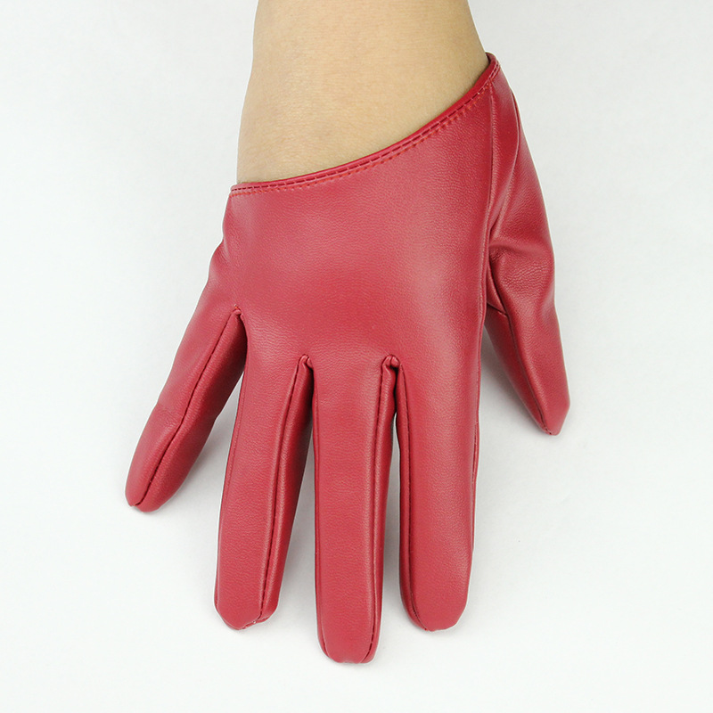 1 par moda feminina apertado d - Leather Driving Glove avaliação e preço