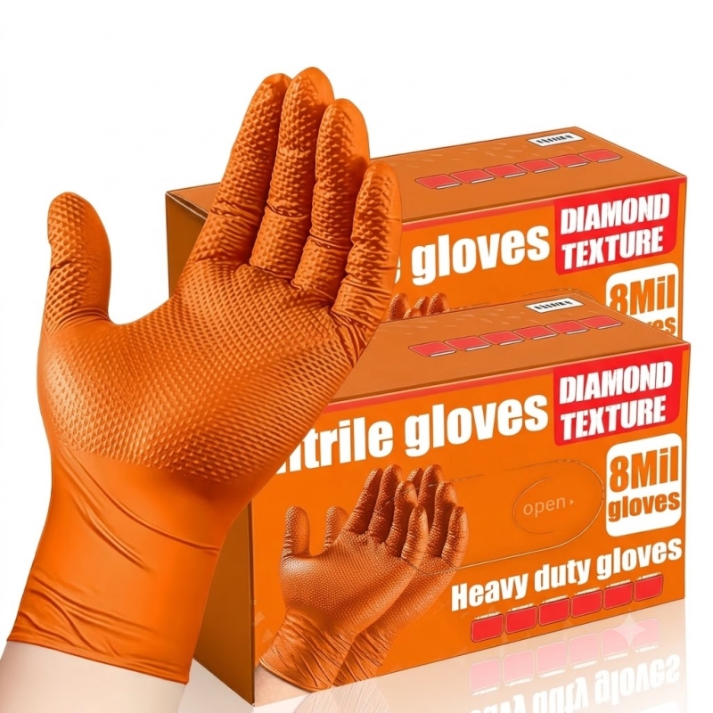 Luvas de Nitrilo Laranja Refor - Nitrile Mechanic Glove avaliação e preço