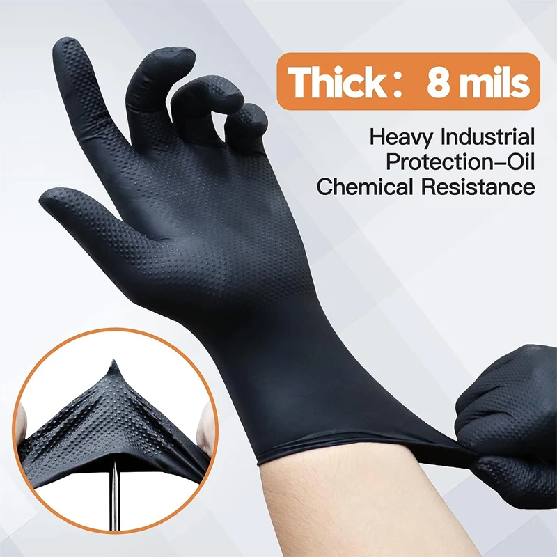 Luvas Industriais Pretas de Ni - Nitrile Mechanic Glove avaliação e preço