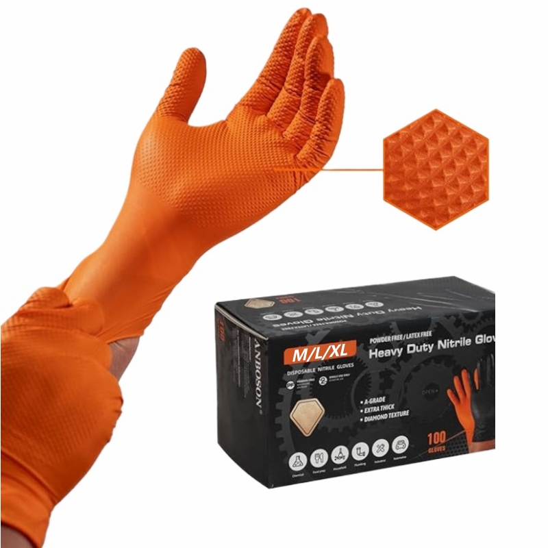 Luvas de Nitrilo Laranja Desca - Nitrile Mechanic Glove avaliação e preço