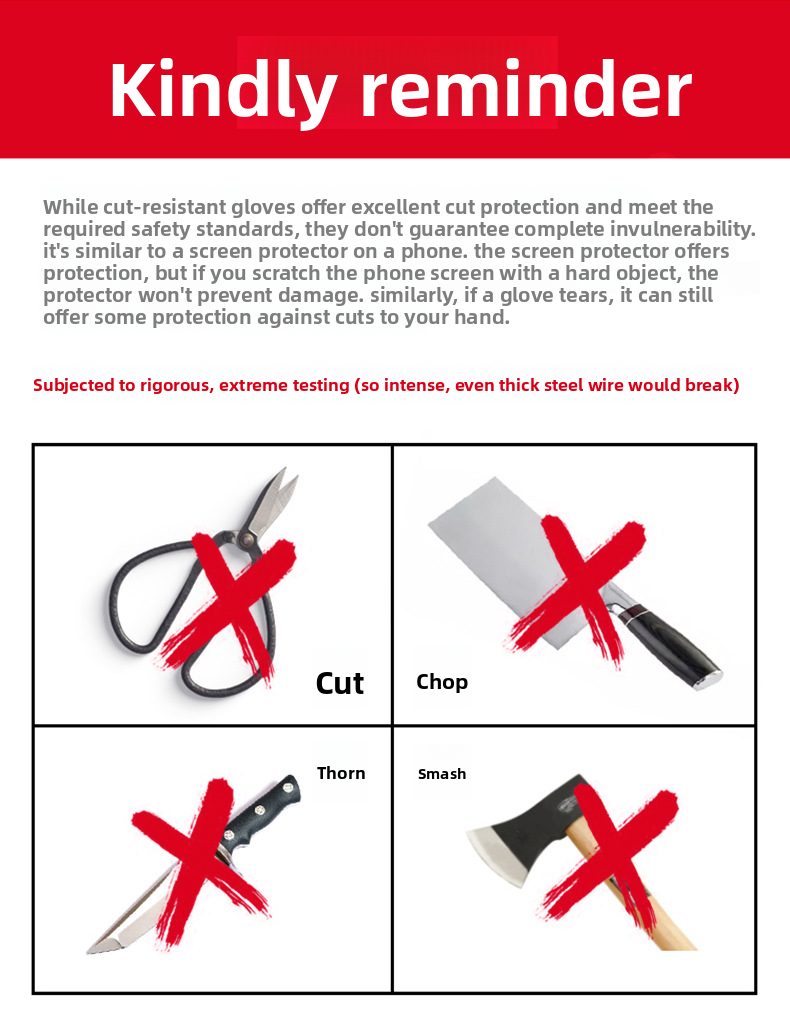 Capa protetora anti-corte para - Cut Resistant Glove avaliação e preço