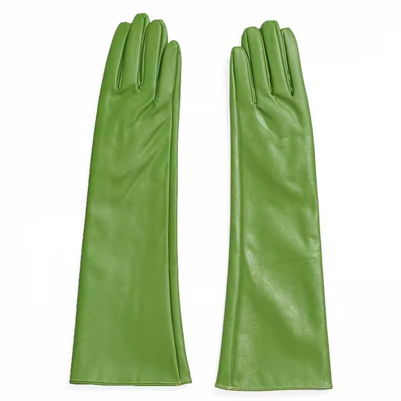 Moda feminina elegante longo c - Leather Driving Glove avaliação e preço