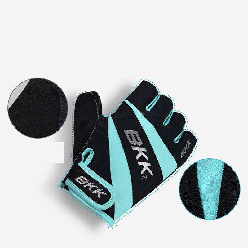 1 par bkk luvas de pesca meio  - Cycling Glove Padded avaliação e preço