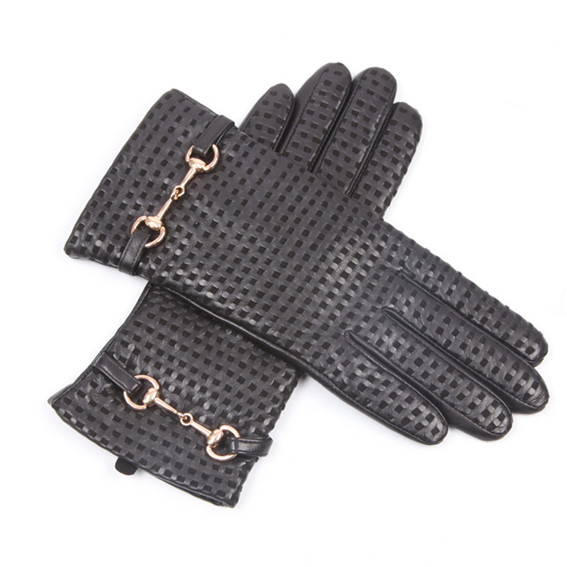 Outono inverno luvas de couro  - Wool Glove Lined avaliação e preço