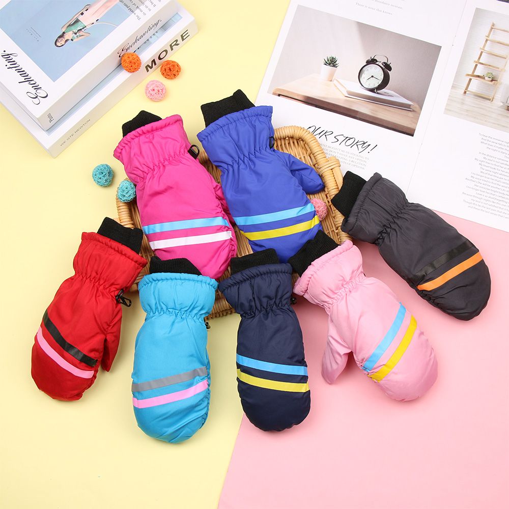 Novas crianças inverno neve lu - Ski Glove Waterproof avaliação e preço