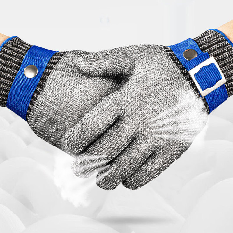 Luva de metal de malha anti-co - Cut Resistant Glove avaliação e preço