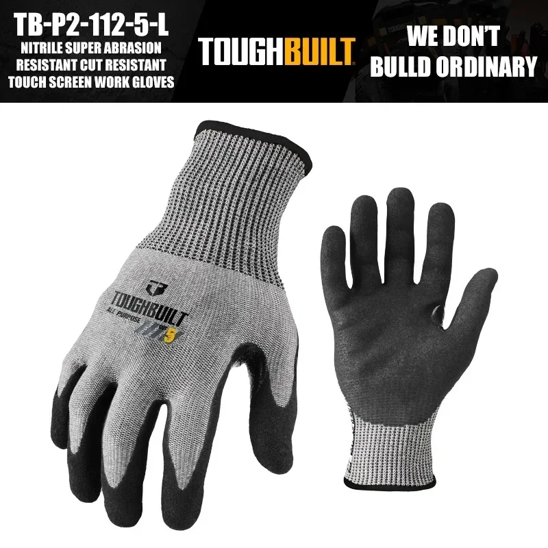 Toughbuilt TB-P2-112-5-L nitri - Cut Resistant Glove avaliação e preço