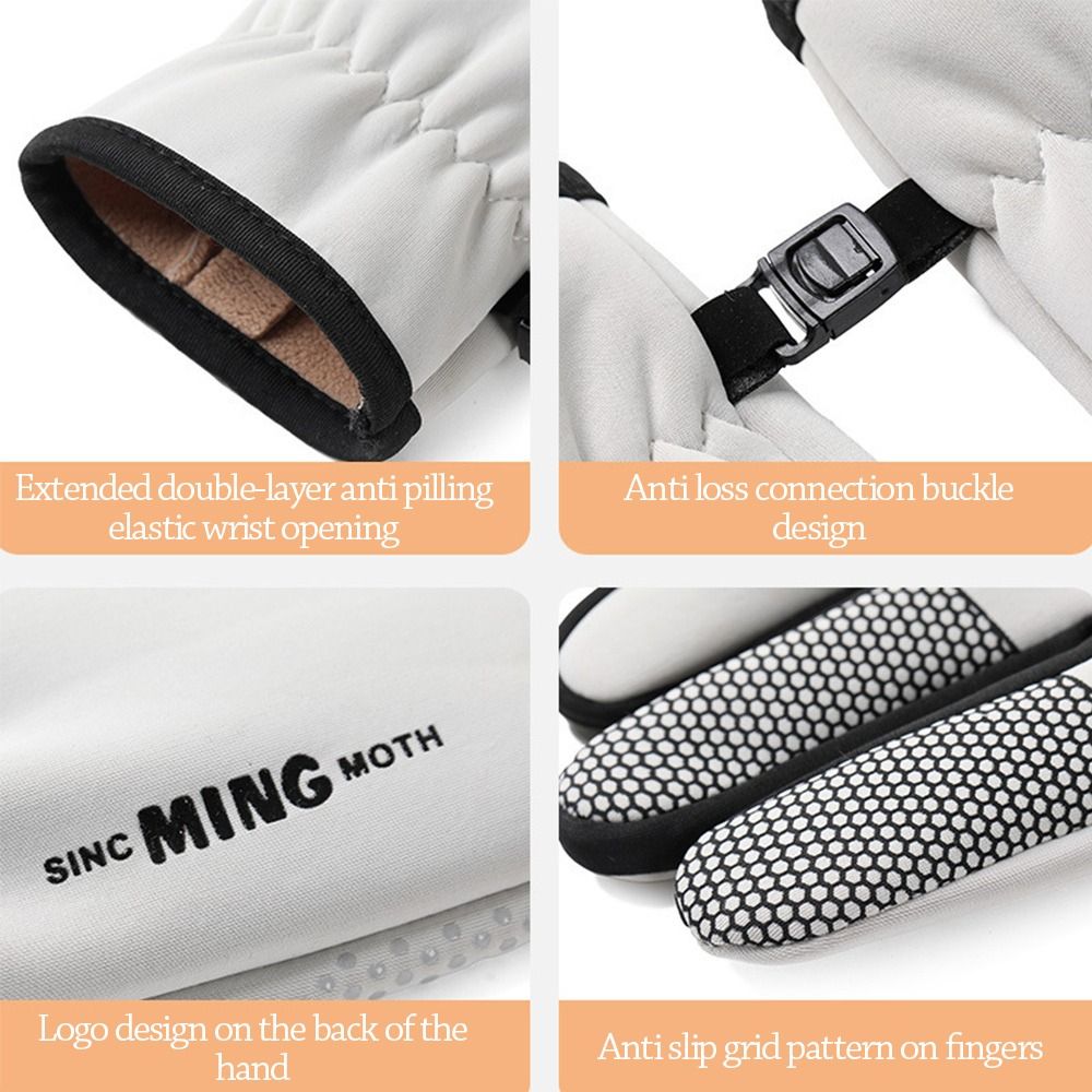 Moda quente luvas de inverno f - Ski Glove Waterproof avaliação e preço